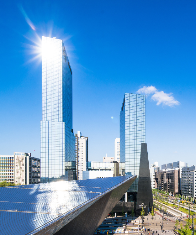Delftse Poort aan Weena 505 in Rotterdam, waar Ubasti Belgium is gevestigd